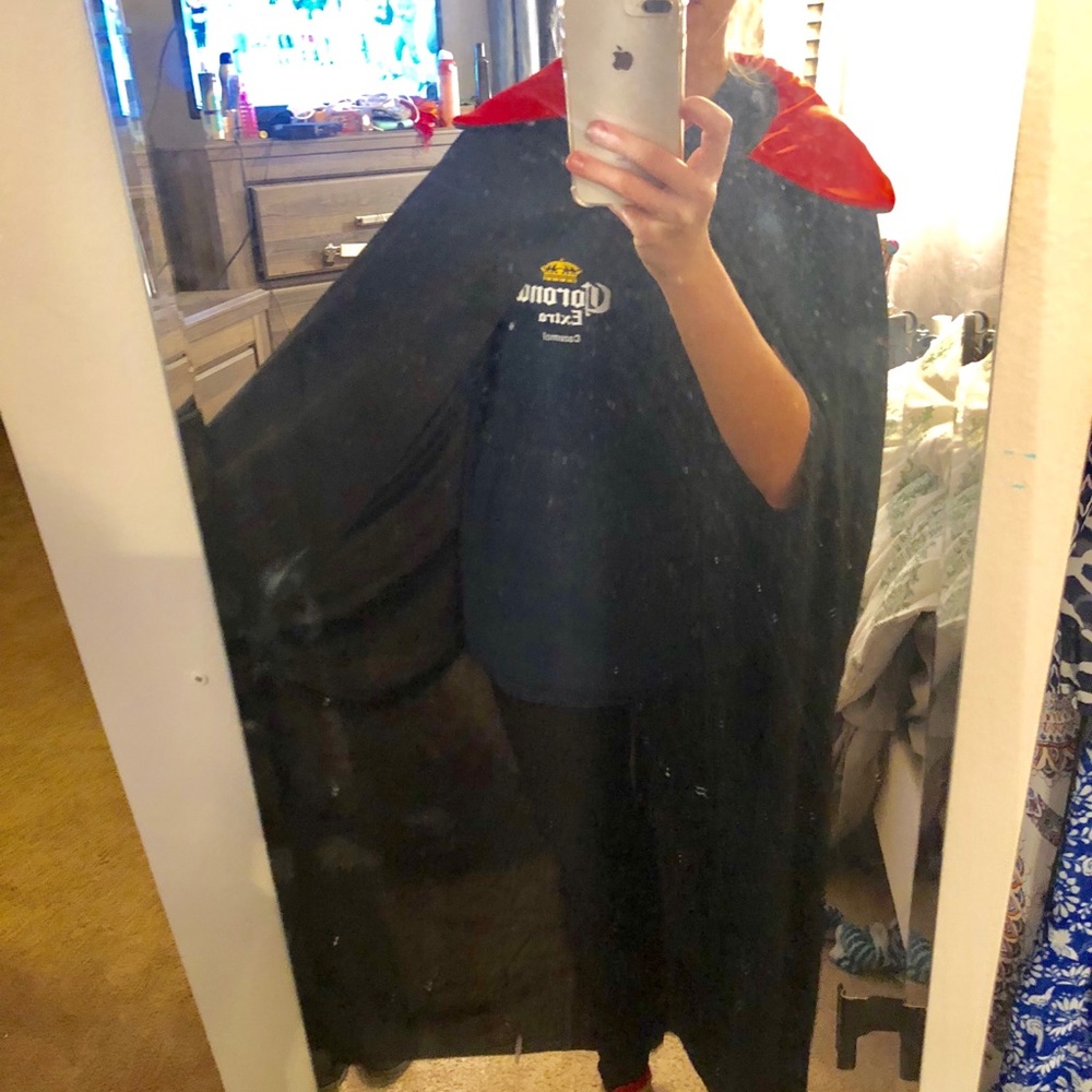 Adult vampire cape Halloween costume